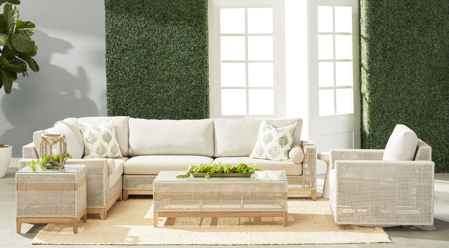 Tropez Outdoor Modular Left Facing 1-Arm Sofa