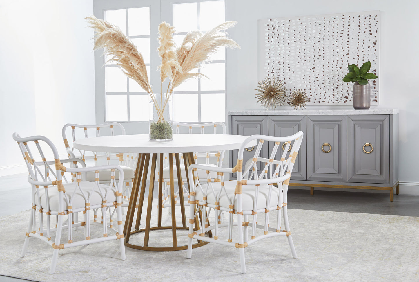 Turino Round Dining Table Base