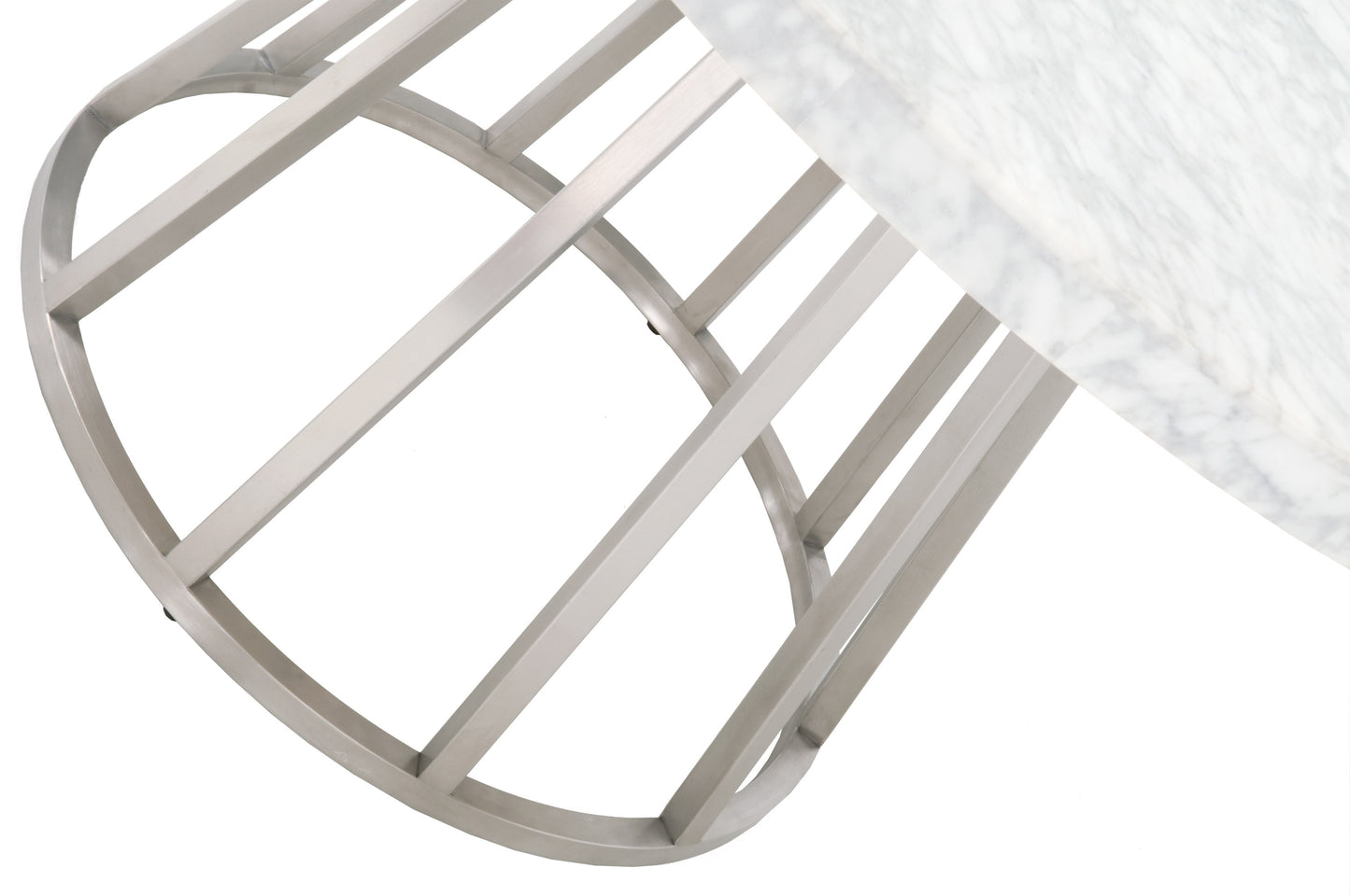 Turino 54" Round Dining Table Carrera Top