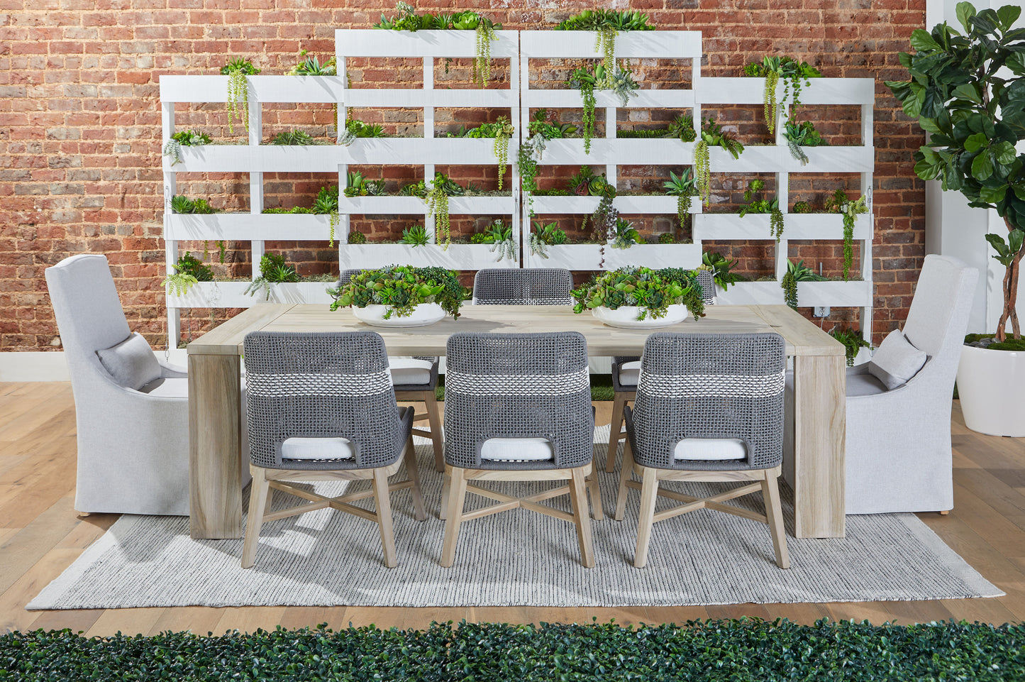 Adele Outdoor Slipcover Dining Chair