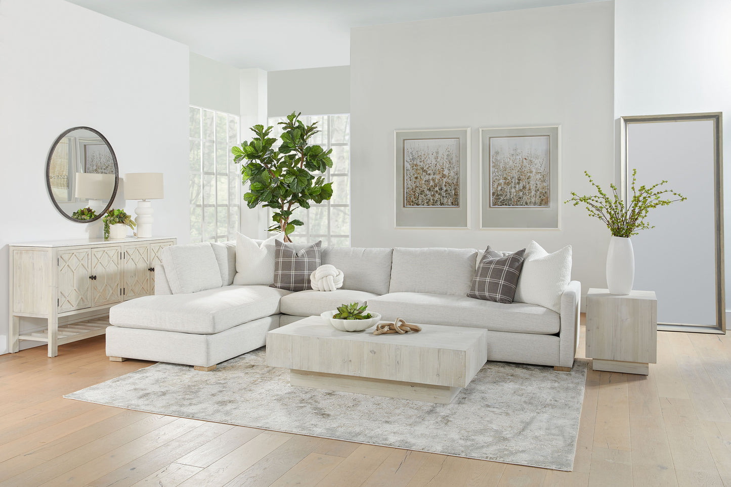 Clara Modular Left-Facing Chaise