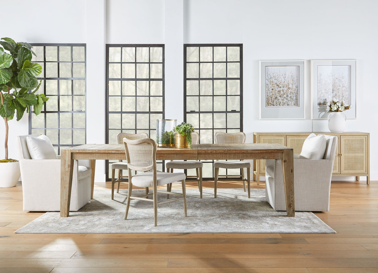 Harmony Arm Chair with Casters