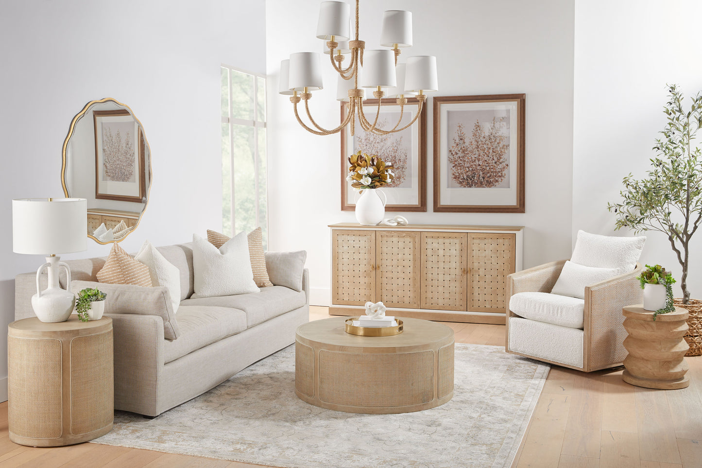 Lena 95" Slope Arm Slipcover Sofa