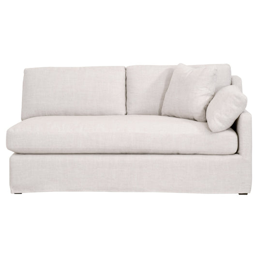 Lena Modular Slipcover 2-Seat Right Slope Arm Sofa