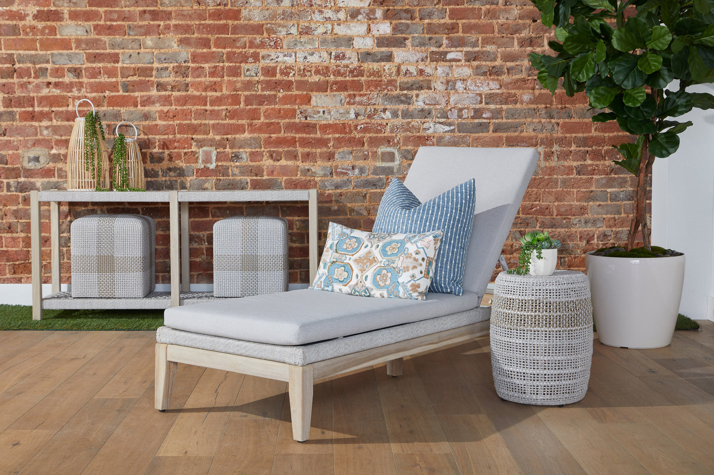 Loom Outdoor Chaise Lounge