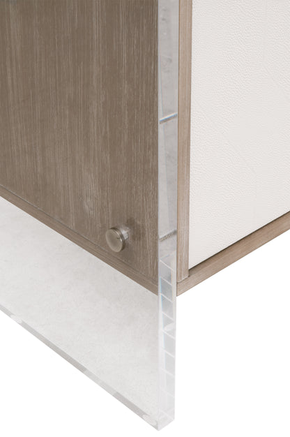 Lorin Shagreen Media Sideboard