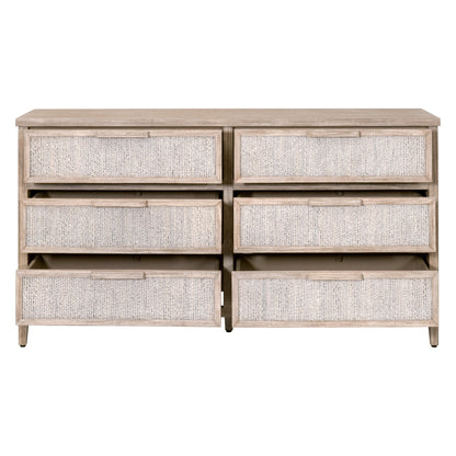 Malay 6-Drawer Double Dresser