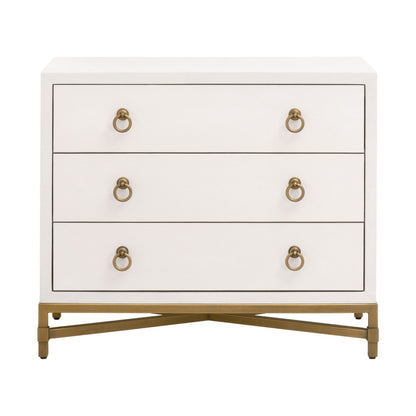Strand Shagreen 3-Drawer Nightstand