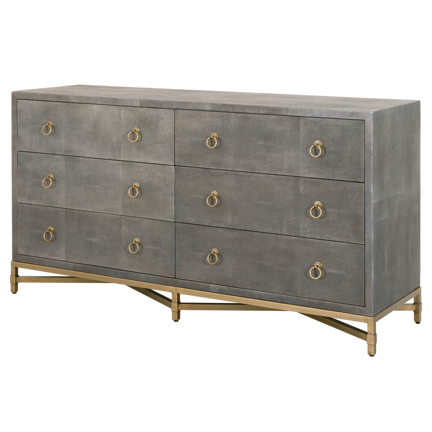 Strand Shagreen 6-Drawer Double Dresser