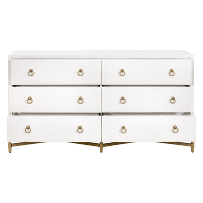 Strand Shagreen 6-Drawer Double Dresser