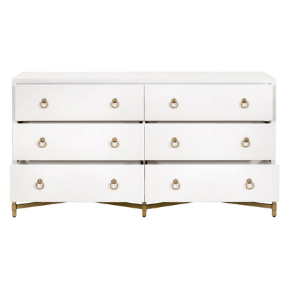 Strand Shagreen 6-Drawer Double Dresser